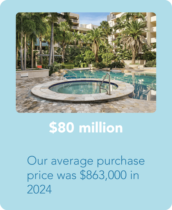 Luxurious swimming pool area surrounded by lush greenery in a residential complex, featuring a hot tub and stone pathways.